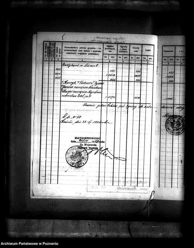 Obraz 9 z jednostki "Rejestr pomiarowy majątku Lisewo A powiatu konińskiego. Obszar scaleniowy Ruda Komorska"