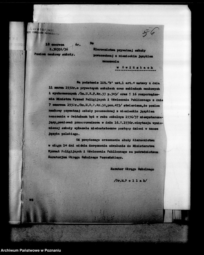 Obraz 10 z jednostki "Prywatna Szkoła Powszechna z niemieckim językiem nauczania Owińska powiat Poznański"