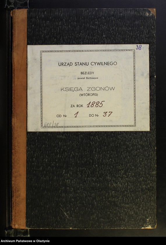 image.from.unit.number "Sterbe-Neben-Register Nr 1 - 37"