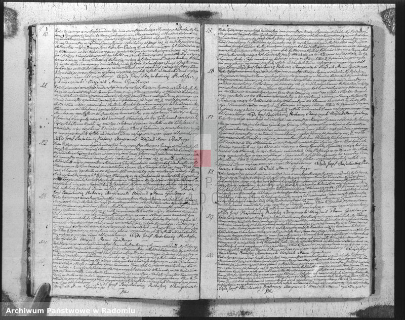 Obraz 5 z jednostki "Akta stanu cywilnego parafii Skaryszów małżeństw na rok 1820"