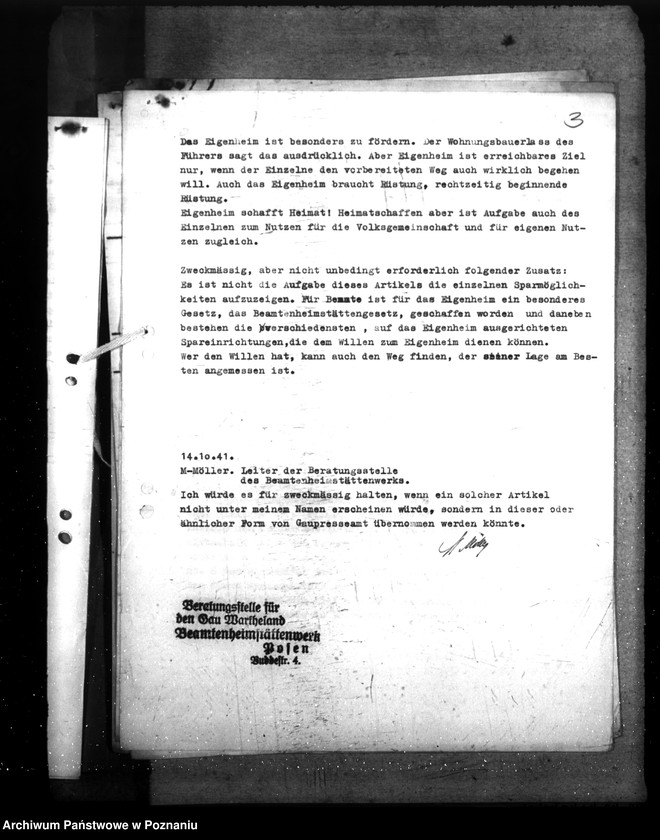 Obraz 8 z jednostki "Sprawozdania z podróży na temat warunków mieszkaniowych w prowincjach brandenburskiej, pomorskiej, w Prusach Wschodnich i Zachodnich oraz referat dotyczący budownictwa mieszkaniowego dla urzędników"