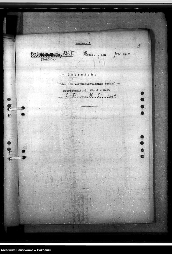 Obraz 13 z jednostki "Bedarf an Betriebsmitteln"