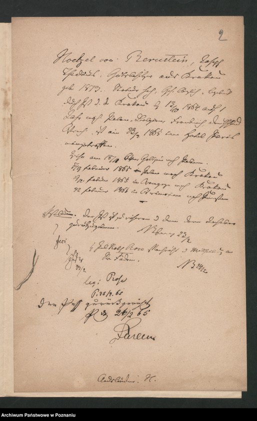 Obraz 5 z jednostki "A. betr. Gutsbesitzer Hoelzel von Bernstein aus Krakau"