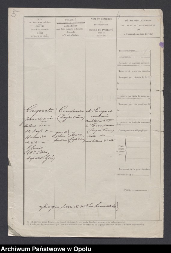 Obraz 7 z jednostki "Service de Sante-Evacuations Hopitaux-Hygiene des Troupes-Prostitution /Korsepondencja z zakresu służby zdrowia, ewakuacja, szpitale, higiena, prostytucja/ 14.06.1921 - 5.07.1922"