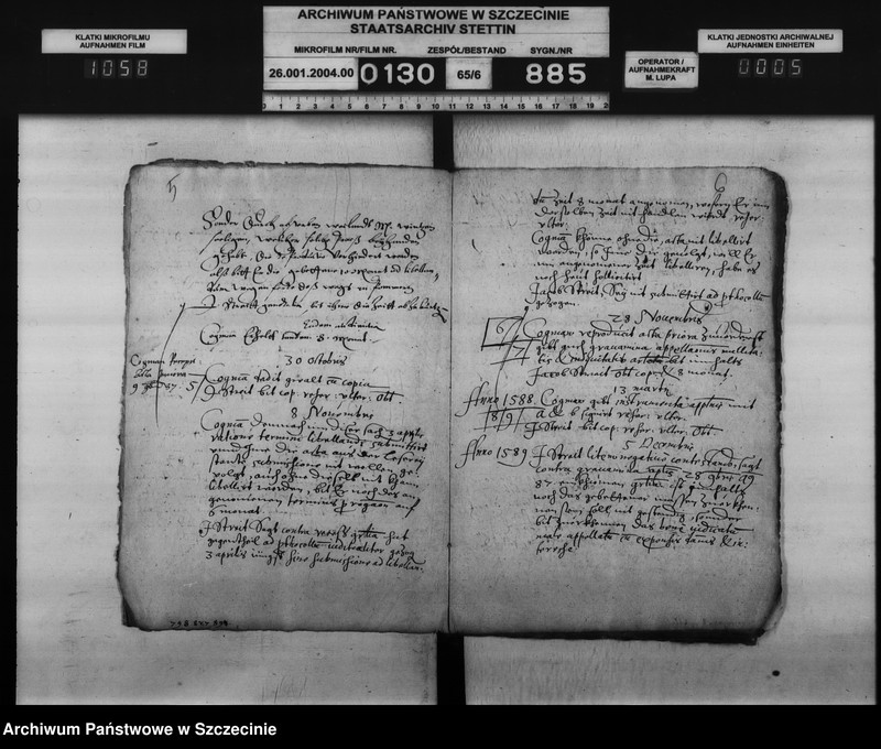 Obraz 6 z jednostki "Hans v. Mautenffel zu Broitz / seinen Schwager Moritz von Kleist zu Dubberow: Aussteuerzahlung."