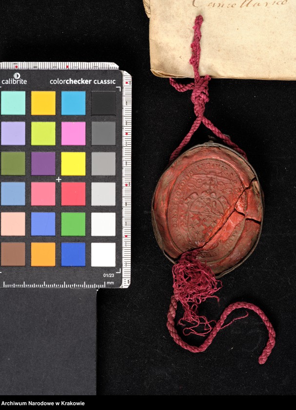 image.from.unit.number "Hipolit Aldobrandini, kardynał prezbiter tytułu św. Pankracego, nuncjusz papieża Sykstusa V na Królestwo Polskie, za zezwoleniem Stolicy Apostolskiej zatwierdza statuty,"