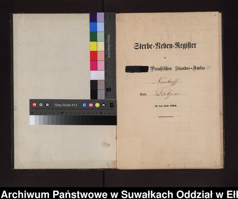 image.from.unit.number "Sterbe-Neben-Register des Preussischen Standes-Amtes Neuhoff Kreis Loetzen"
