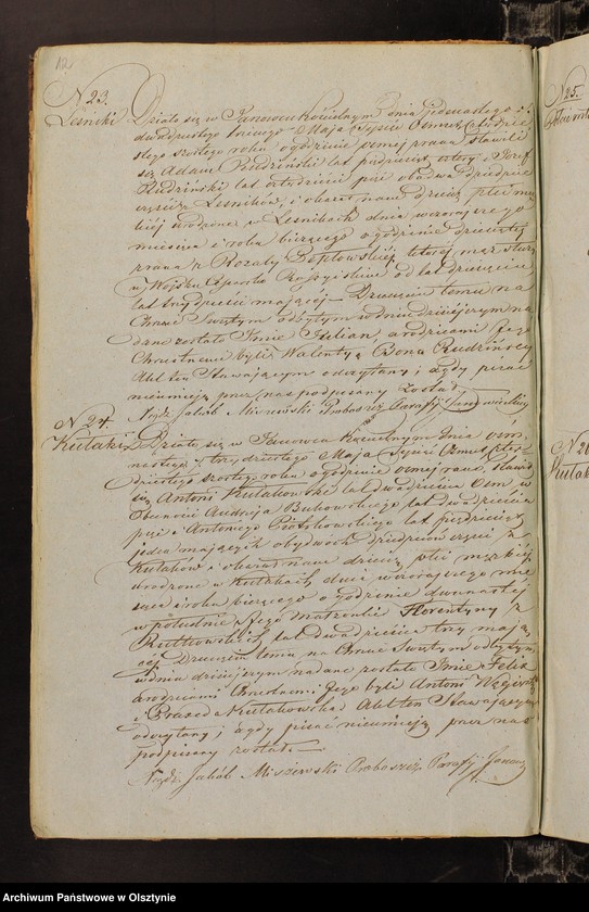 image.from.unit.number "Duplicat Akt Urodzenia, Zaslubienia i Zeyścia Urzędnika Stanu Cywilnego Parafij Janowieckiej za rok 1846"