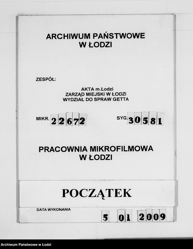 Obraz 1 z jednostki "A.Fulde [rachunki za usługi transportowe dla Getta]"