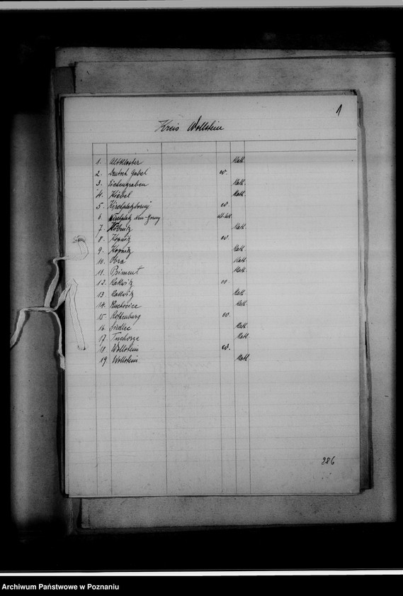 Obraz 5 z jednostki "Einziehungsprotokolle [ksiąg kościelnych] Kreis Wollstein [powiat wolsztyński]"