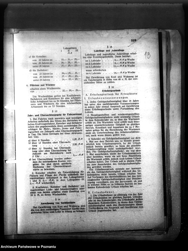 Obraz 16 z jednostki "Anordnung und Erlasse über Wohnung und Mietpolitik im Reichsgau Wartheland"