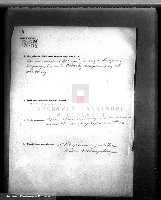 Obraz 8 z jednostki "Kwestionariusz elektrowni miejskiej w Krotoszynie"