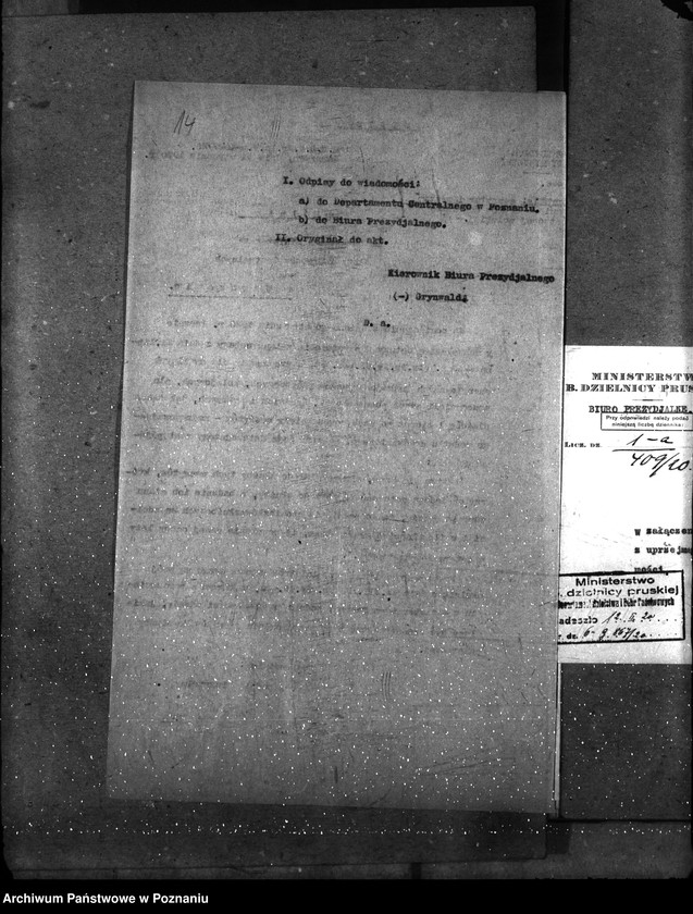 Obraz 19 z jednostki "Sprawy gospodarcze-ogólne Prezydium Rady Ministrów - okólniki 1920"