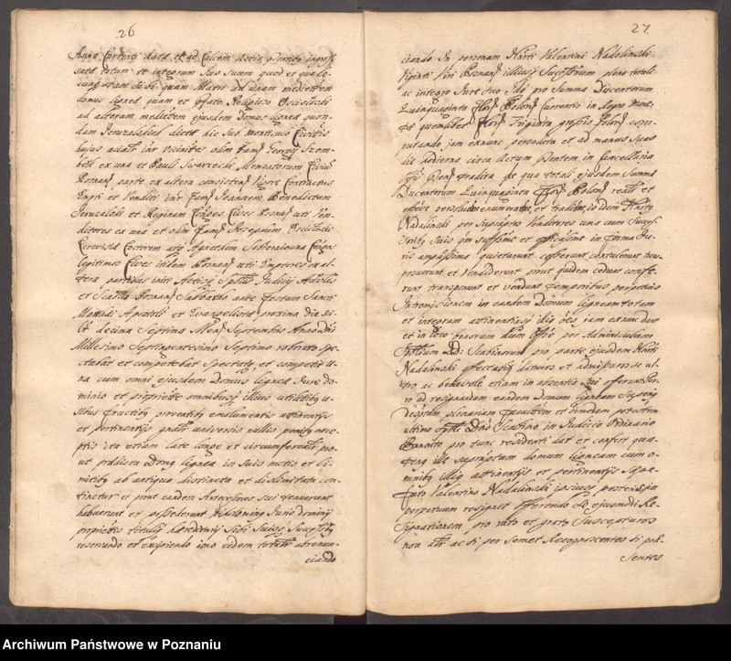 Obraz 18 z jednostki "Acta spectabilis officii consularis civitatis SR.Mtis Posnaniae ...sub notariatu Stanislai Gąsawski SR.Mtis secretari ac officii praesentis notarii"