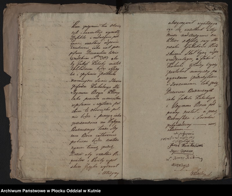 image.from.unit.number "Akta Magistratu miasta Kutna tyczące się Elekcji i Aprobacji Starszych Rabinów i Urzędników Kahalnych Dozorów Bożniczych"