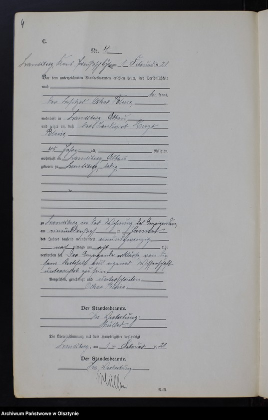 image.from.unit.number "Sterbe-Neben-Register Nr 1 - 39 [ Księga zgonów - wtóropis ]"