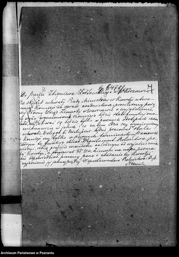 image.from.unit.number "Sprawy agrarnej reformy Urząd Osadniczy Komisja dla Osadnictwa"