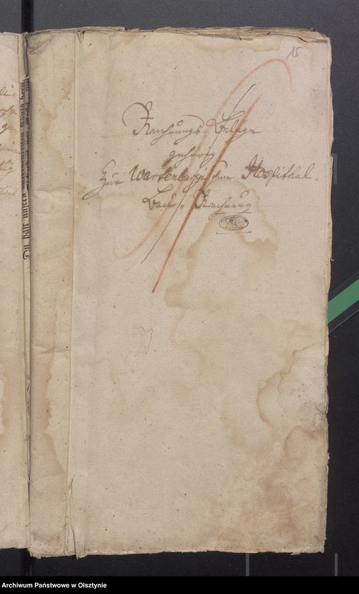 image.from.unit.number "Hospital Bau - Rechnung über Einnahme und Ausgabe Geld"