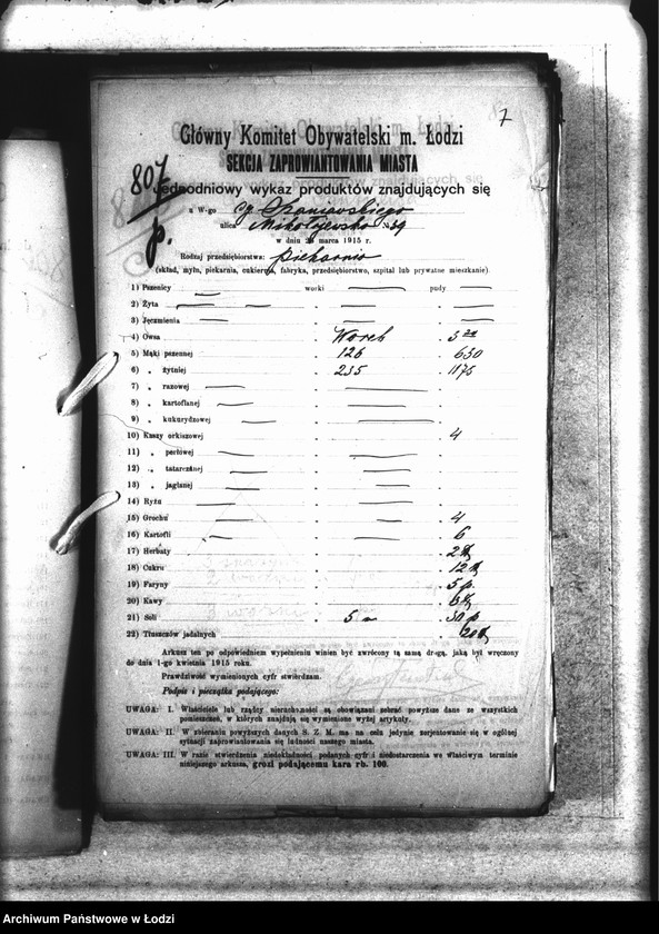 Obraz 10 z jednostki "Jednodniowy spis żywności"