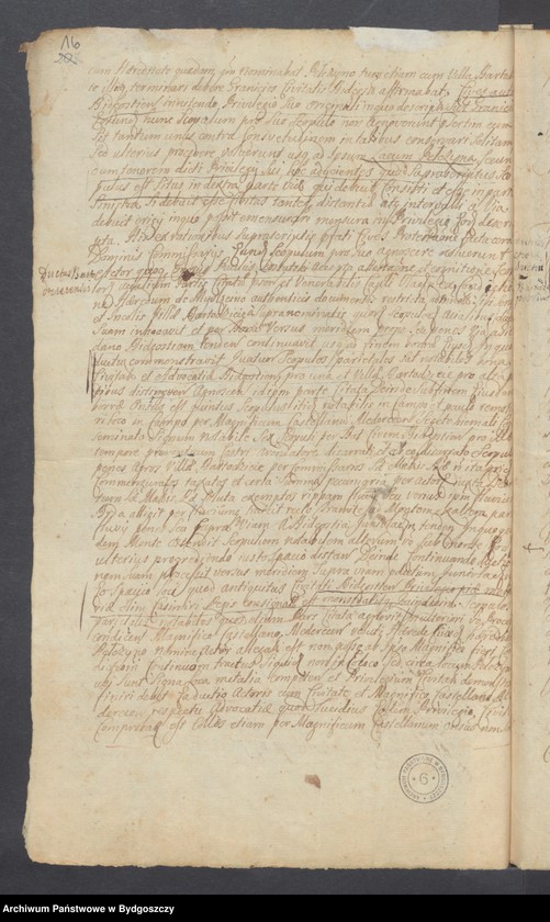 image.from.unit.number "Documente der Stadt Bromberg zum Prozess der Kämmerei gegen das Forstamt Bromberg wegen des Waldes bei Vorwerk Bocianowo. Odpisy dokumentów,"