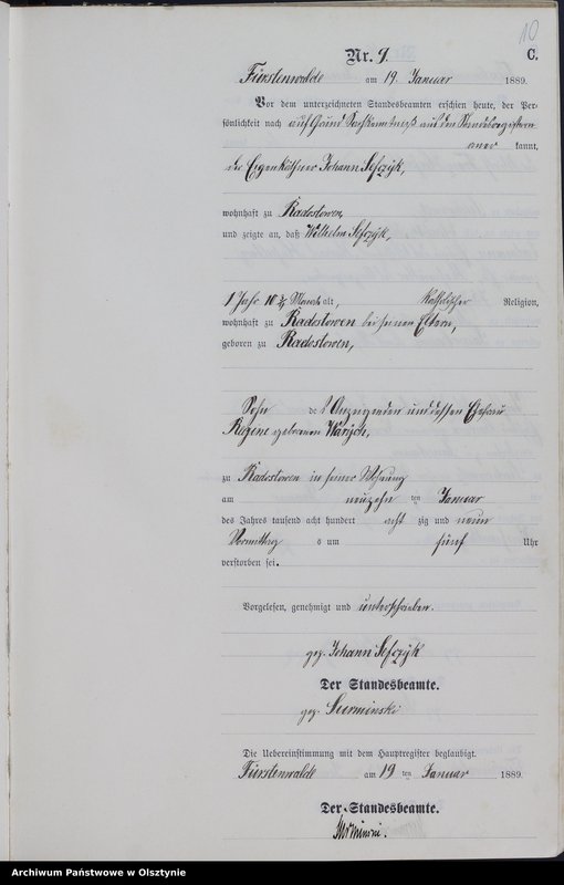 image.from.unit.number "Sterbe-Neben-Register Nr 1 - 146"