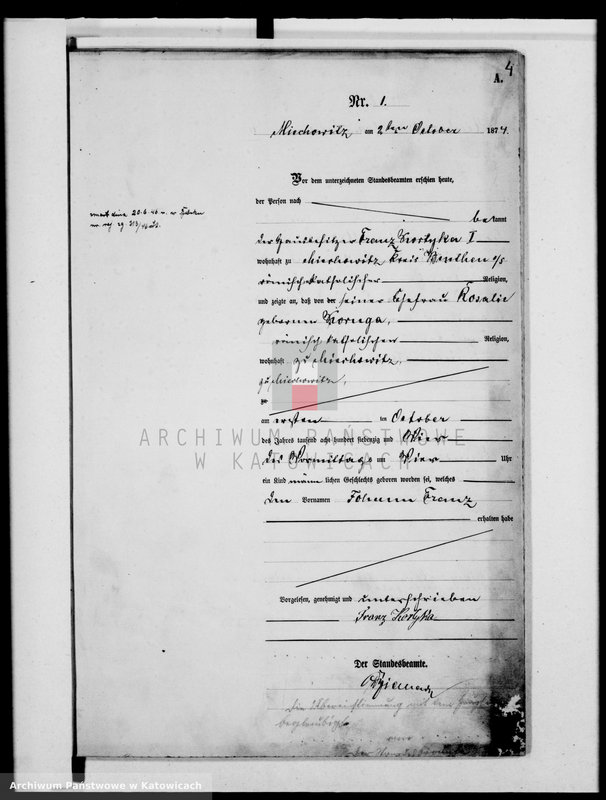 image.from.unit.number "Księga urodzeń za rok 1874 [nr 1 - 96]"