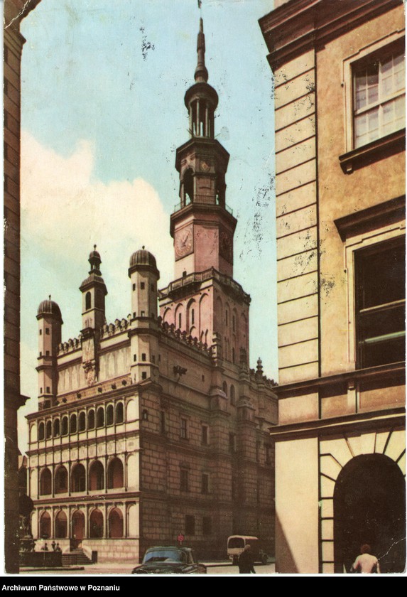 Obraz 1 z jednostki "Poznań - renesansowy ratusz - pierwotnie gotycki przebudowany w XVI wieku przez Jana Baptystę Quadro obecnie Muzeum Historii miasta Poznania"