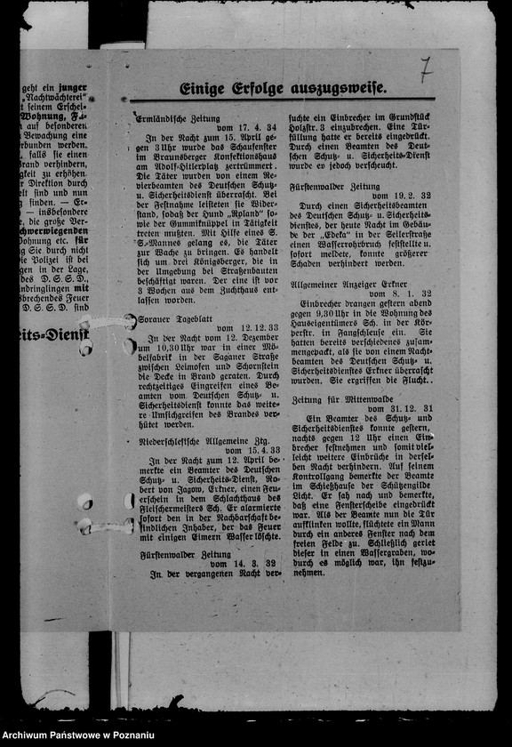 Obraz 11 z jednostki "Bewachungsgewerbe"