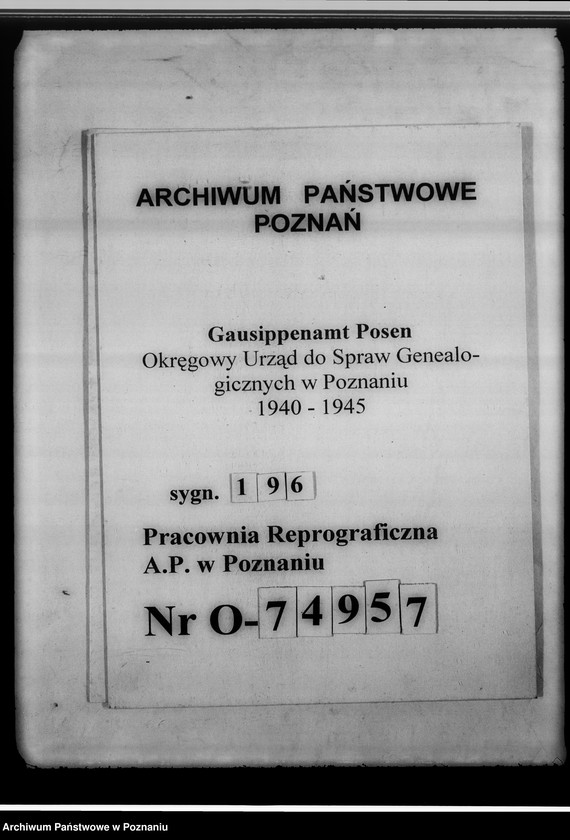 Obraz 10 z jednostki "Judenregister Welun [powiat wieluński, województwo łódzkie]"