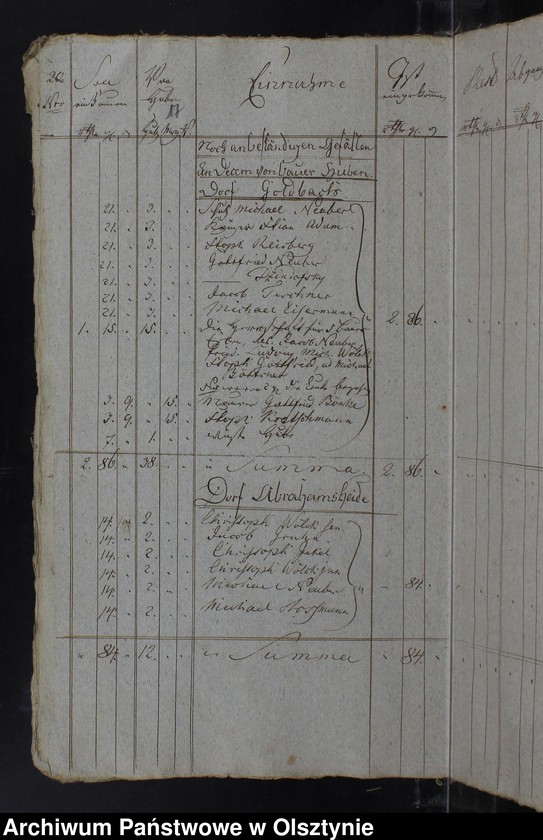 image.from.unit.number "Jahr Kirchen Rechnung der Silberbachschen Kirche aller Einnahme und Ausgabe wie auch Bau-Rechnung"