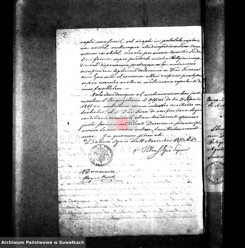 image.from.unit.number "Dokumenty k aktam braksočetanija Suvalskago Prichoda za 1874 god"