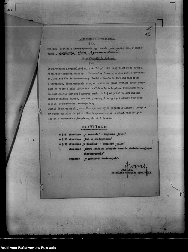 Obraz 20 z jednostki "/ Kasa Bezprocentowego Kredytu Rzemiosła Chrześcijańskiego w Ostrowie/"