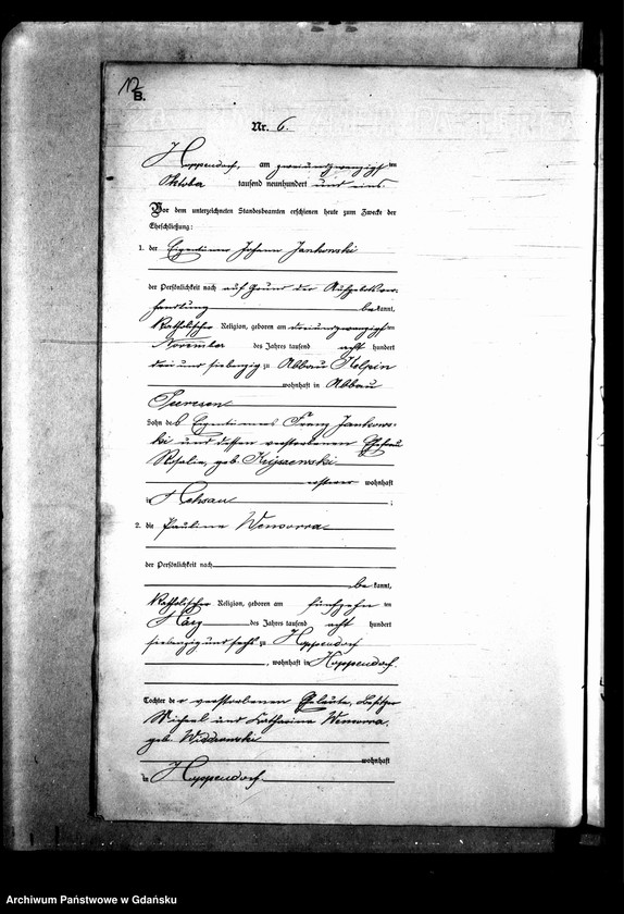 image.from.unit.number "Księga małżeństw"