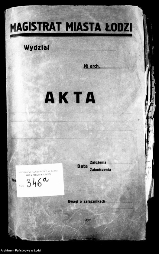 Obraz 4 z jednostki "Akta tyczące się regulacji i melioracji miasta Łodzi"