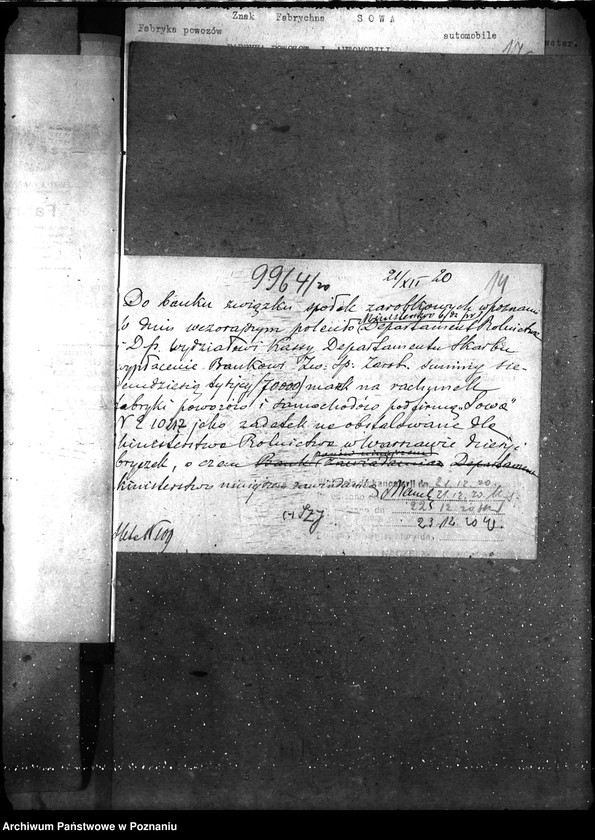 Obraz 18 z jednostki "Sprawy gospodarcze-ogólne Obstalunki na polecenia z Warszawy"