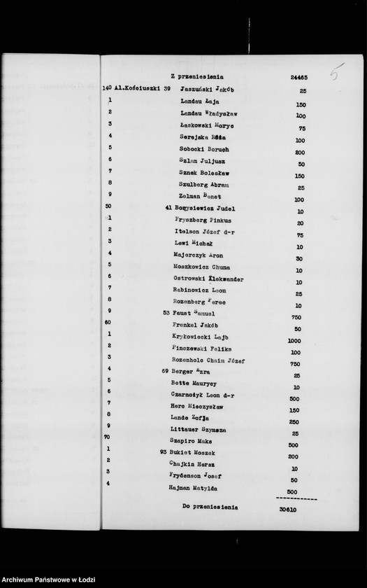 Obraz 9 z jednostki "Rejestr poborczy"