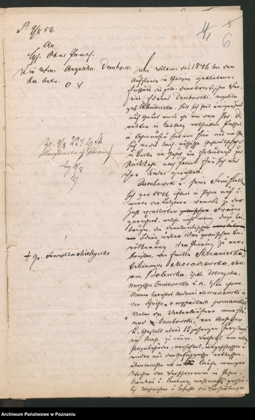 Obraz 9 z jednostki "A. betr. Personalia der Witwe Angelica von Dembowska und ihre Söhne Czeslaw und Eduard"