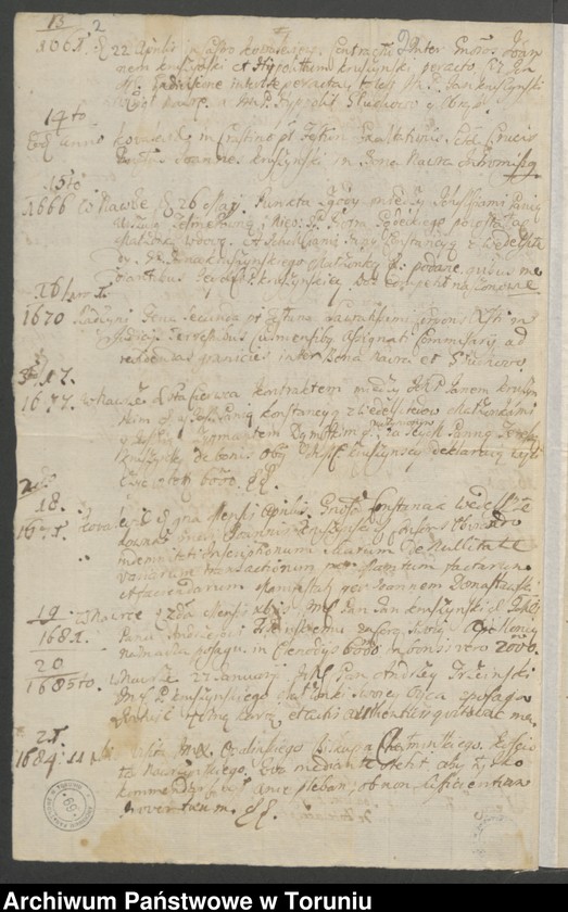 image.from.unit "Nawra - connotacia różnych papierów ad Bona Nawra 1635-1723"