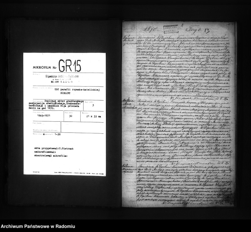 image.from.unit.number "Dublikat aktov graždanskogo sostoâniâ urodivšihsâ, brakosočetavšihsâ i umierših dlâ prihoda Bĕliny na god 1870"