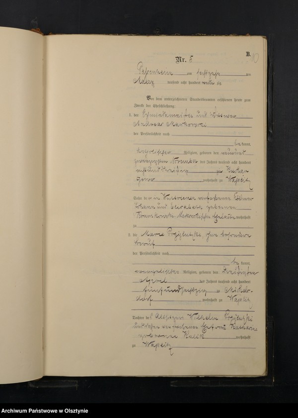 image.from.unit.number "Heiraths-Haupt-Register Nr 1 - 40"