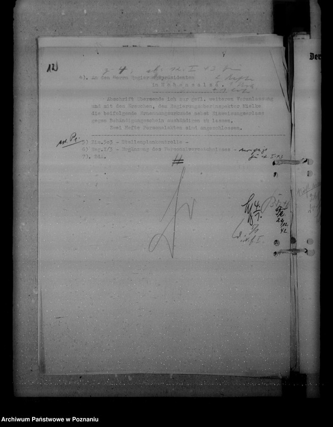 Obraz 16 z jednostki "Ernennungen und Versetzung der Angestellten"
