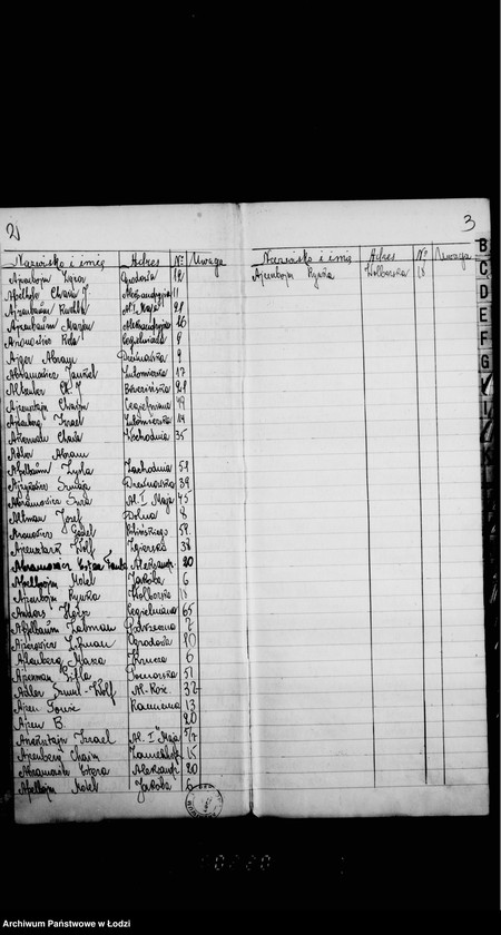 Obraz 6 z jednostki "Mieszkańcy m. Łodzi zapisani w "Kimche""