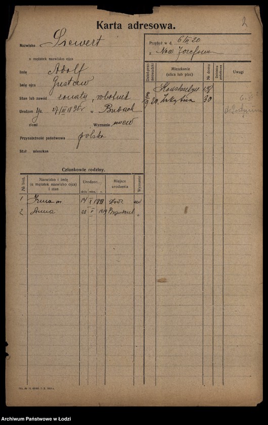 Obraz 4 z jednostki "[Spis ludności Łodzi] Zivel - Zolenberg"