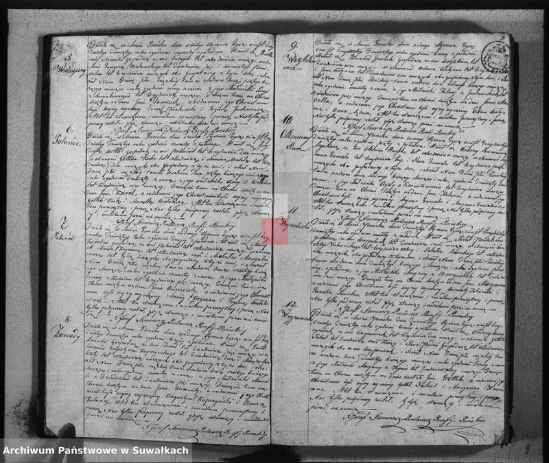 Obraz 4 z jednostki "Duplikat urodzonych, zaślubionych i umarłych w parafij puńskiej na rok 1839"