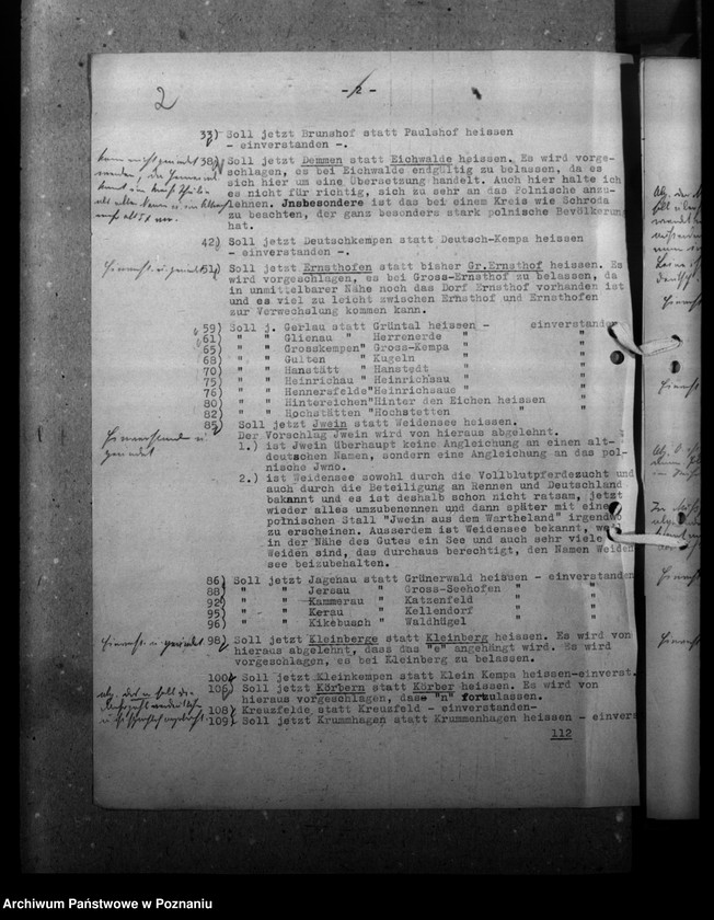 Obraz 6 z jednostki "Ortsnamenänderung - Kreis Schroda (Środa)"