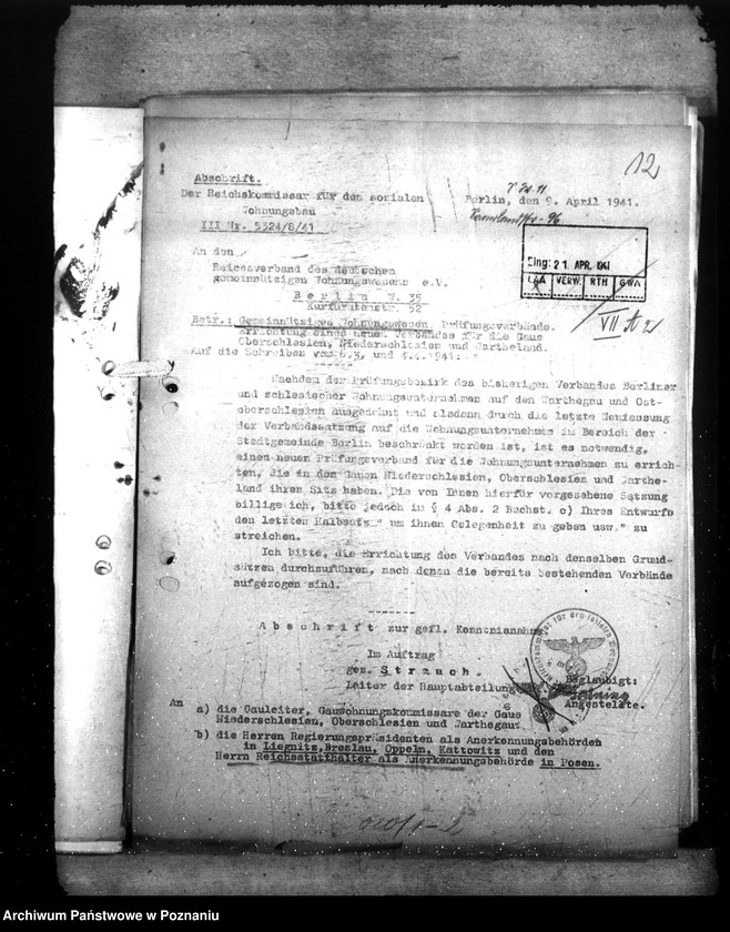 Obraz 16 z jednostki "Organisation des Gemeinnützigen Wohnungswesens im Osten"