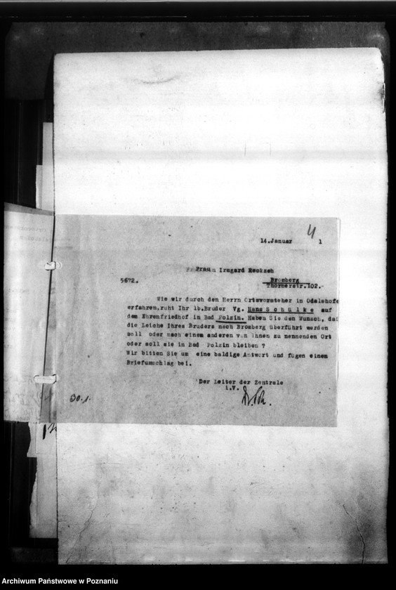 Obraz 9 z jednostki "Hans Schülke aus Odalshofen, Kreis Hohensalza (Inowrocław)"