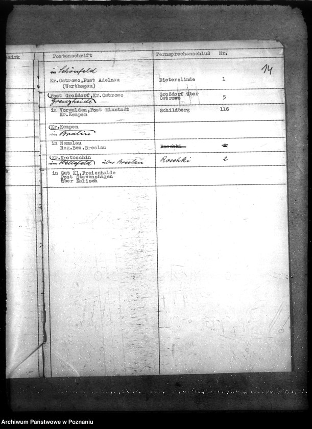 Obraz 18 z jednostki "Verzeichnis der Forstämter"