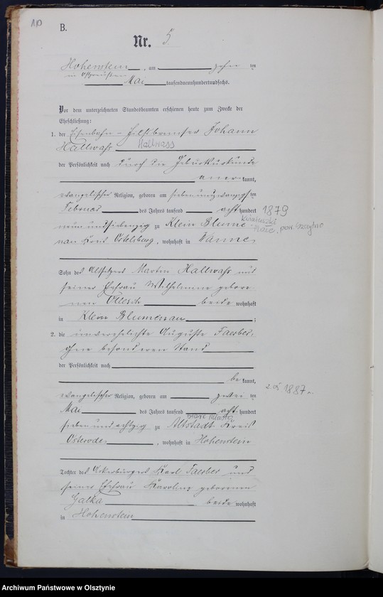 image.from.unit.number "Heirats-Neben-Register Nr 1 - 17"