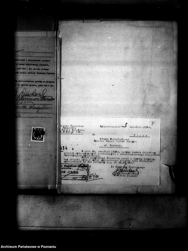 image.from.unit.number "Majętności Pyszczyn powiatu bydgoskiego wydzielenie zastrzeżonych parcel"